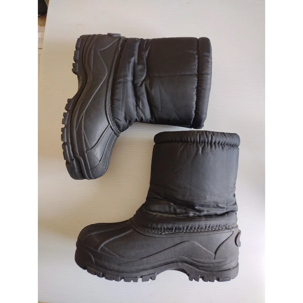 Alpine Design Snow Crusher II Kids Nylon Pac Boots Boy's‎ Size 4 Water Resistant